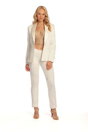 Ivory Sophia Ladie's Coat